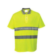 Mode Hallo Sichtbarkeit Polo-Shirt, treffen En / ANSI, Direct Factory